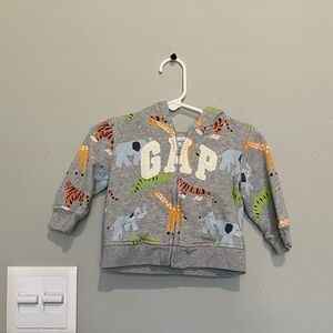 GAP Kids Multicolor Animal Print Hoodie